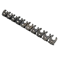 CROWFOOT WRENCH SET FLARED 3/8\" - METRIC (10 - 19MM) 10 PC