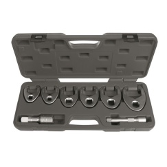 CROWFOOT WRENCH SET - FLARED JAW 8 PC