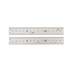 STAINLESS STEEL DOUBLE SIDED RULE METRIC - 150MM