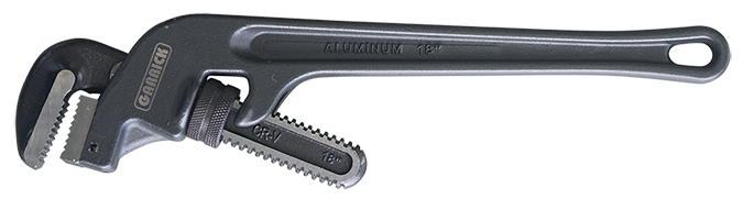 Garrick Aluminium Pipe Wrench 45° Offset 356mm (14") PWA-45D-14