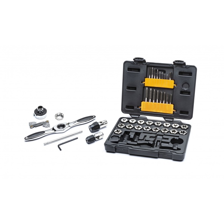 42 PC. METRIC RATCHETING TAP AND DIE SET