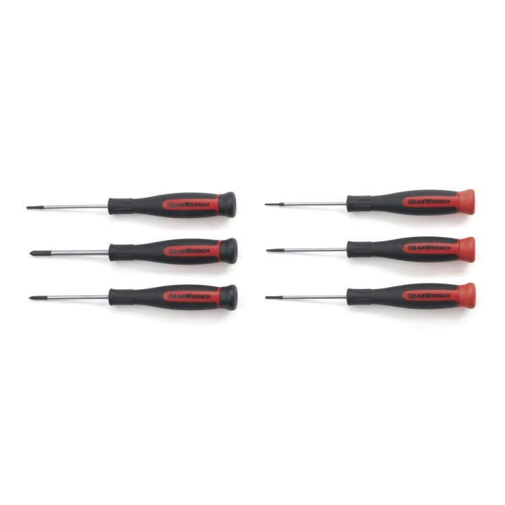 6 PC. PHILLIPS®/SLOTTED MINI DUAL MATERIAL SCREWDRIVER SET