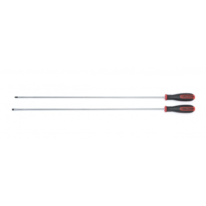 2 PC. 24" PHILLIPS®/SLOTTED DUAL MATERIAL SCREWDRIVER SET
