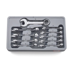 Stubby Combination Non-Ratcheting Wrench Sets