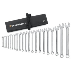 22 PC. 12 POINT LONG PATTERN COMBINATION METRIC WRENCH SET