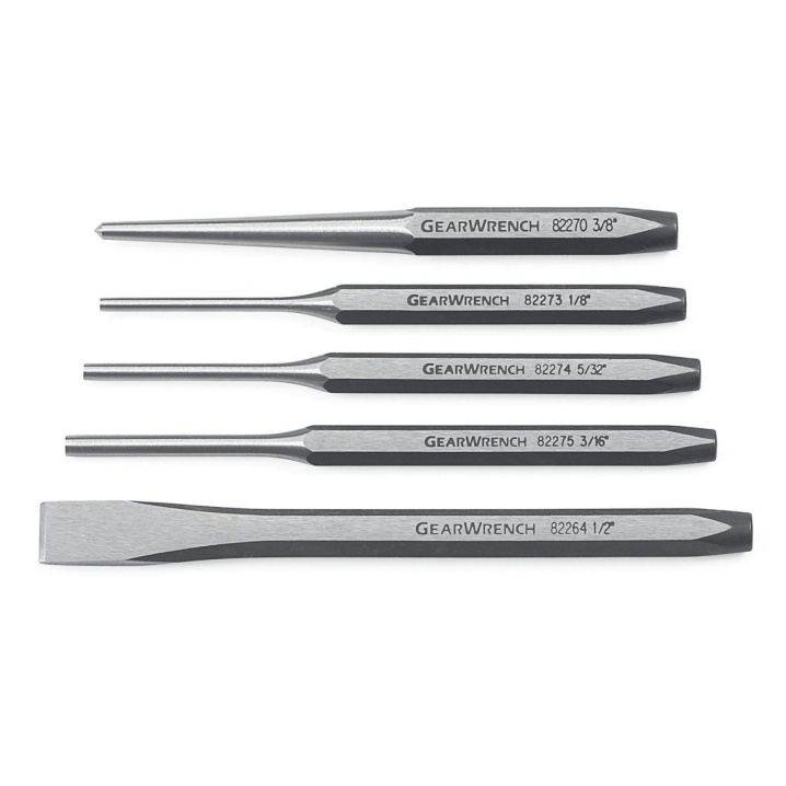 5 PC. PUNCH AND CHISEL SET