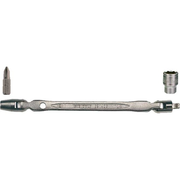 Bi-Flex Wrench 1/4" hex x 1/4" M