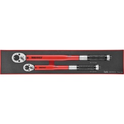 2pc 3/8&1/2in Dr. Torque Wrench Set- TEX-Tray