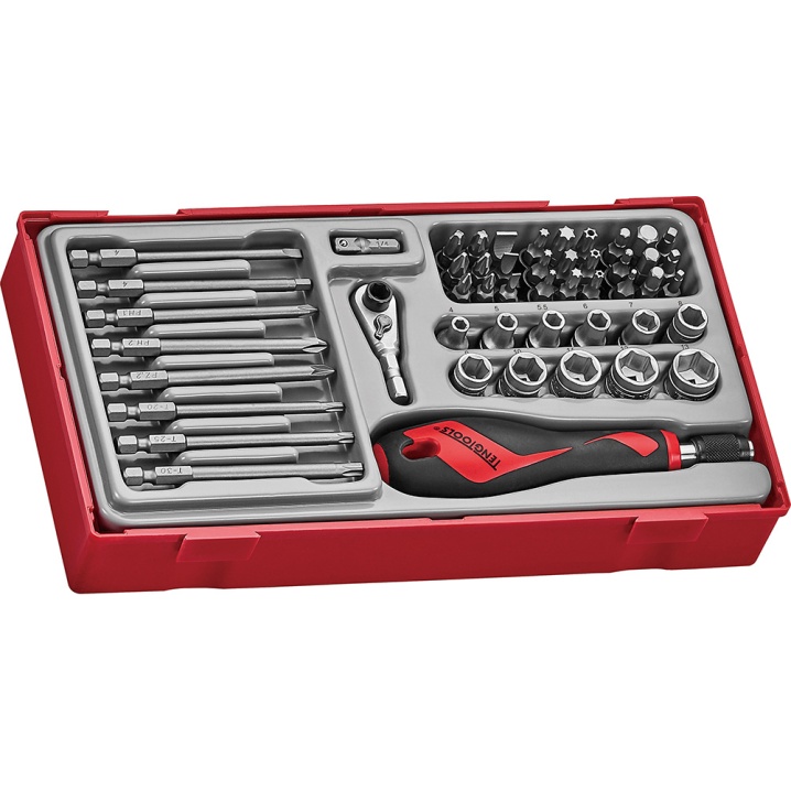 49 Piece 1/4" Drive Bits and Quick Chuck Handle Set