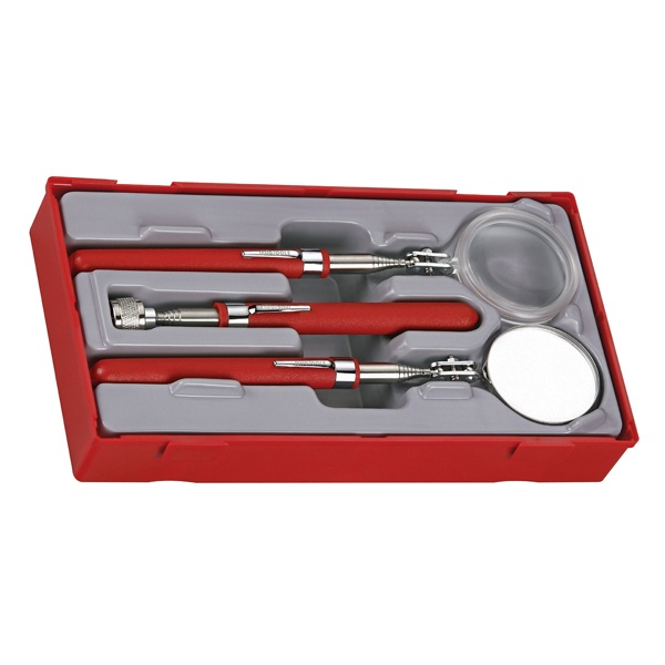 3pc Magnifier & Mirror Inspection Set - TC-Tray