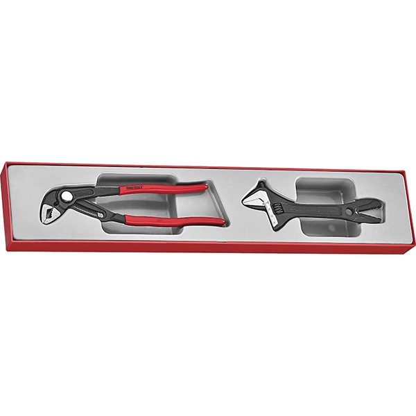 Water Pump Plier and Adjustable Wrench Set