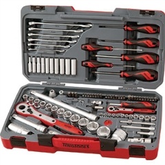 95 Piece 1/4\" and 1/2\" Drive Spcket and Tool Set