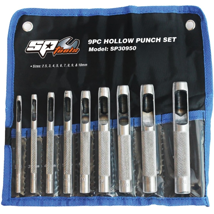 HOLLOW PUNCH SET - 9PC