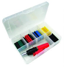 65pc Heat Shrink Tube Kit With Gas Torch