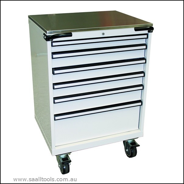 6 Drawer Storage Roller Cabinet
