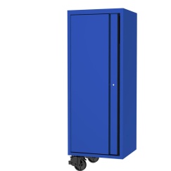27\" USA SUMO SERIES SIDE CABINET - 3 FIXED SHELVES & CLOTHES HANG RAIL - BLUE/BLACK