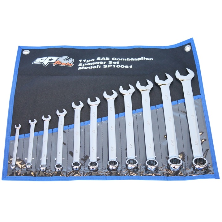 COMBINATION ROE SPANNER SET - SAE - 11PC