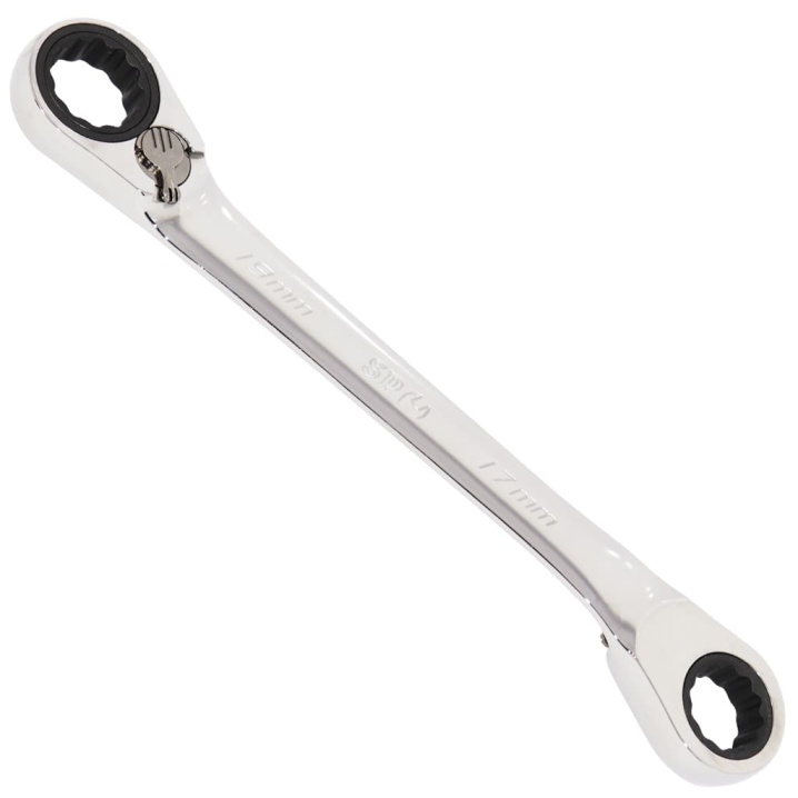 DOUBLE GEAR DRIVE RING SPANNERS - METRIC - 15° OFFSET - INDIVIDUAL - 8X9MM