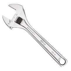 ADJUSTABLE WRENCH - WIDE JAW PREMIUM - CHROME INDIVIDUAL - 100MM
