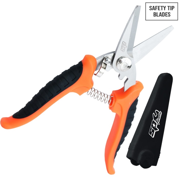 INDUSTRIAL SHEARS/SCISSORS WITH SAFETY TIP BLADES - HEAVY DUTY