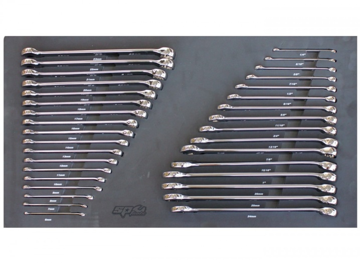 FOAM TRAY - METRIC/SAE - 34PC - SPANNERS INCLUDED