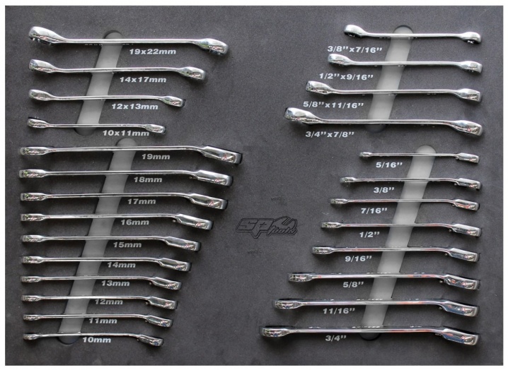 FOAM TRAY - METRIC/SAE - 26PC - SPANNERS INCLUDED