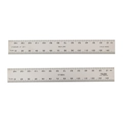 STAINLESS STEEL DOUBLE SIDED RULE METRIC - 150MM