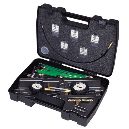 Combined Fuel Injection Pressure Testing Kit for both Single and Muti-Point Systems