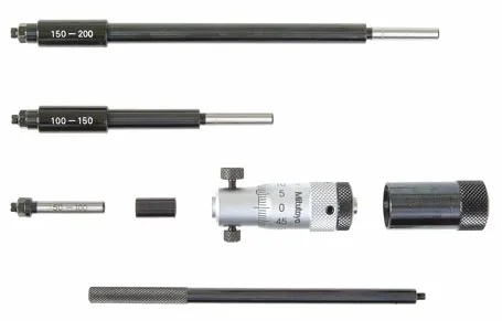 Mitutoyo Inside Micrometer Set 50-300mm Interchangeable Rod Type