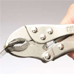 LOCK-GRIP PLIERS - CURVED JAW 180MM
